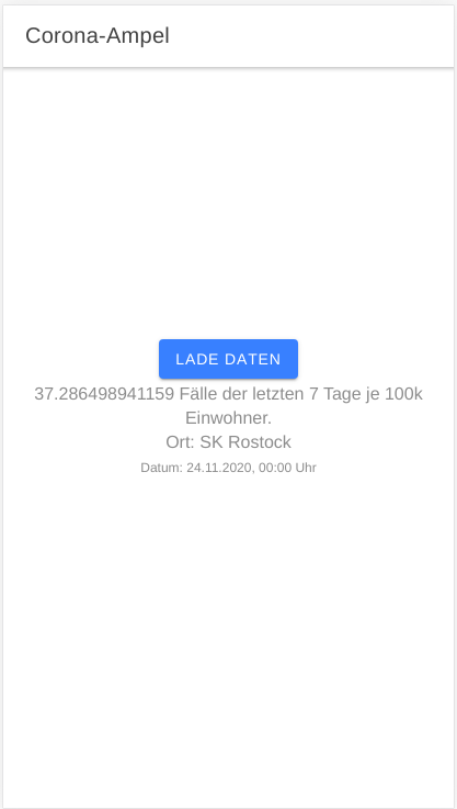 Daten in der UI